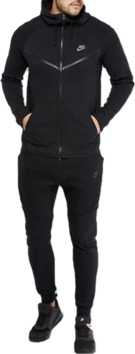 Trening  NIKE Tech Negru ( Bluza + pantaloni)