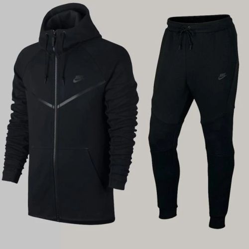 Trening  NIKE Tech Negru ( Bluza + pantaloni)